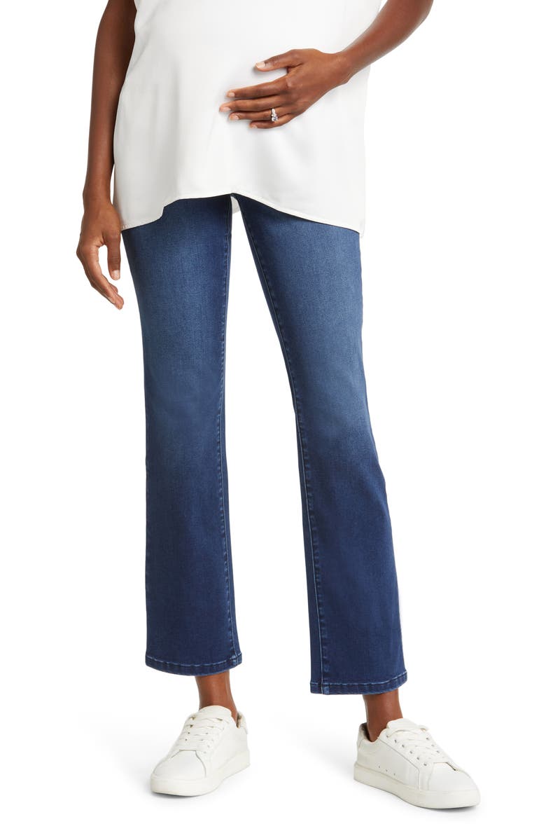 1822 Denim Better Butter Slim Straight Leg Maternity Jeans, Main, color, Lanie