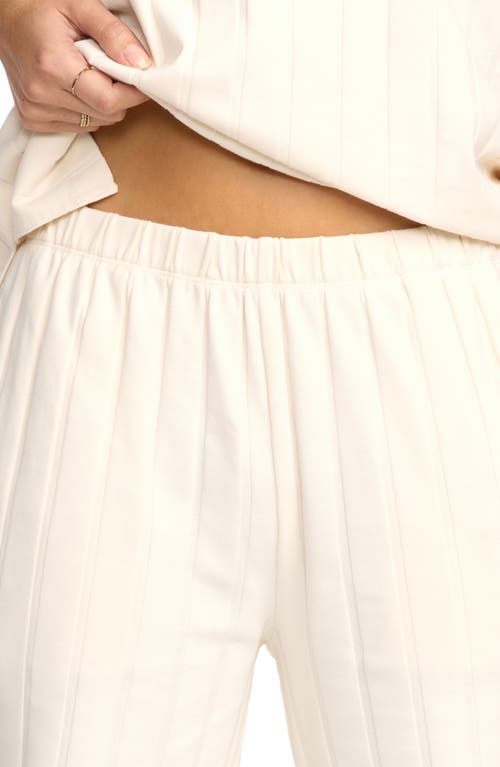 Billabong Cass Split Hem Rib Pants In White