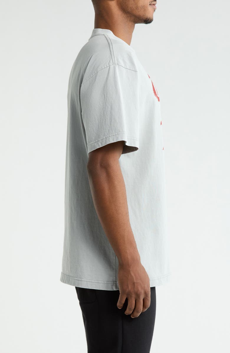 SANTO STUDIO x Marcus Buchecha Thugs Bear Graphic T-Shirt, Alternate, color, Cement