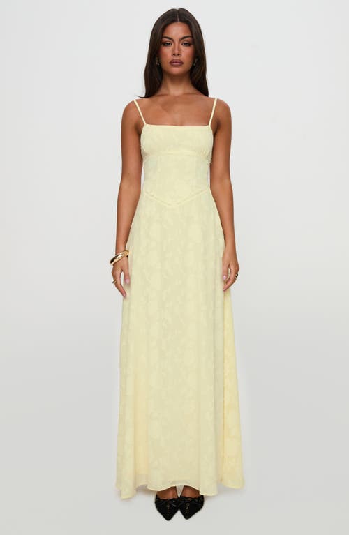 PRINCESS POLLY PRINCESS POLLY SOUTH OF FRANCE FLORAL EMBROIDERED SLEEVELESS GOWN