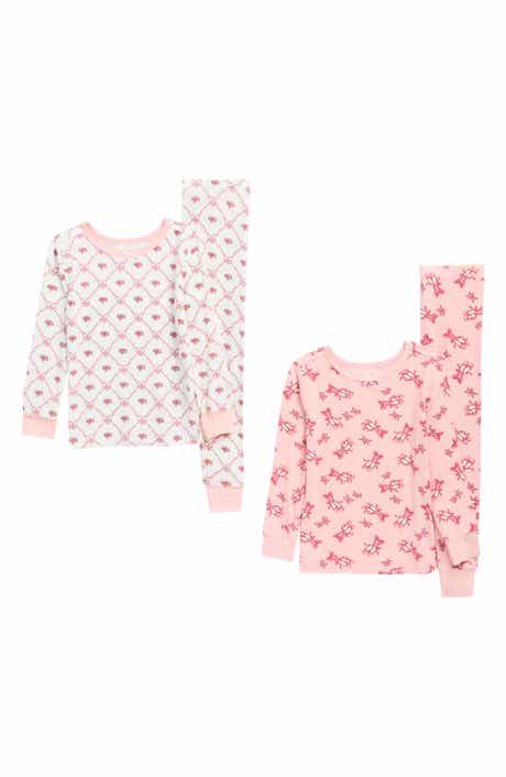 Kids' Ballet Fitted 4-Piece Pajama Set