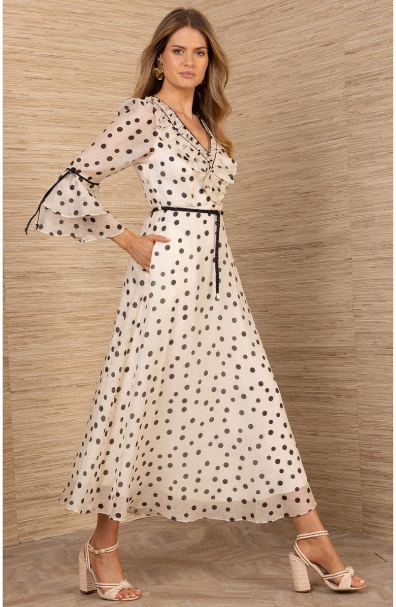 Hale Bob Aiyana Organza Maxi Dress, Alternate, color, 