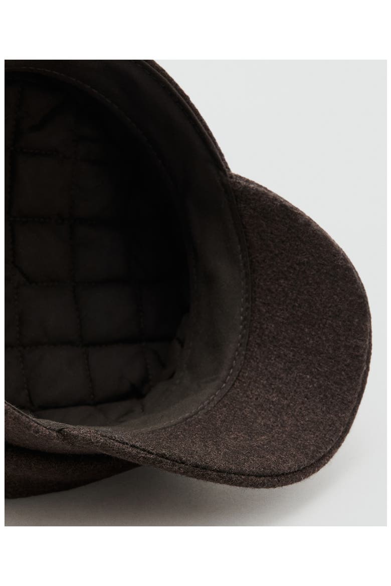 Baker Boy Cap, Alternate, color, CHOCOLATE