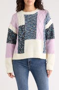 Desigual Mixed Stitch Patchwork Sweater