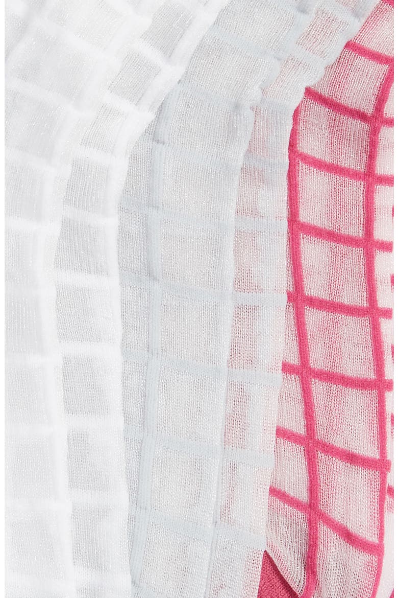 Assorted 3-Pack Sheer Ankle Socks, Alternate, color, PINK MALAGA MULTI