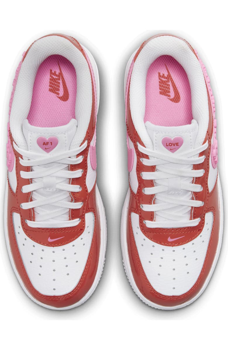 Nike Force 1 LV8 3D Hearts Basketball Sneaker, Alternate, color,