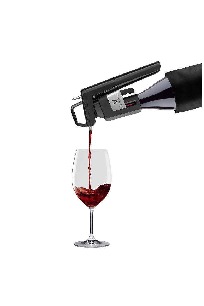 Timeless Six Plus Wine Preservation System, Alternate, color, PIANO BLACK