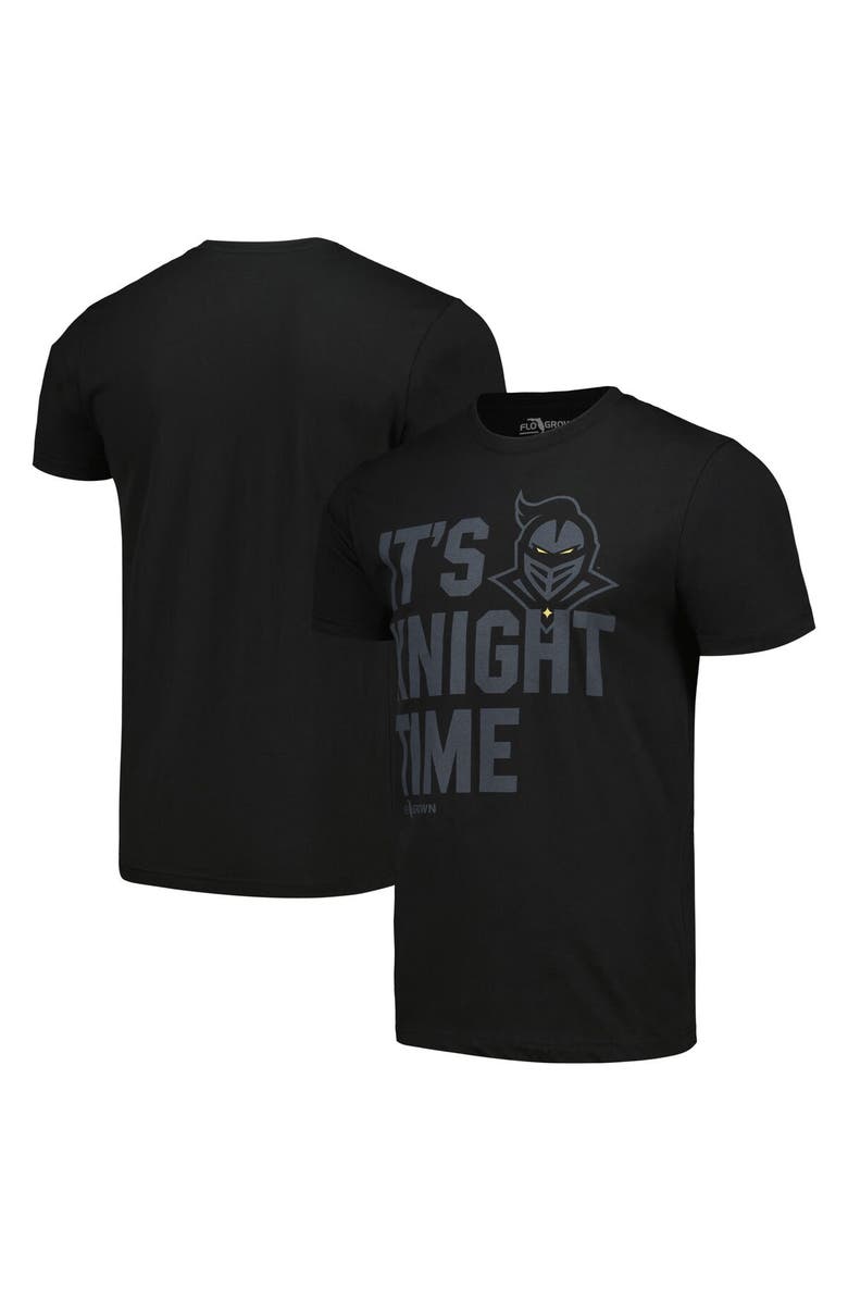 FLOGROWN Men's Black UCF Knights It's Knight Time T-Shirt, Main, color, 