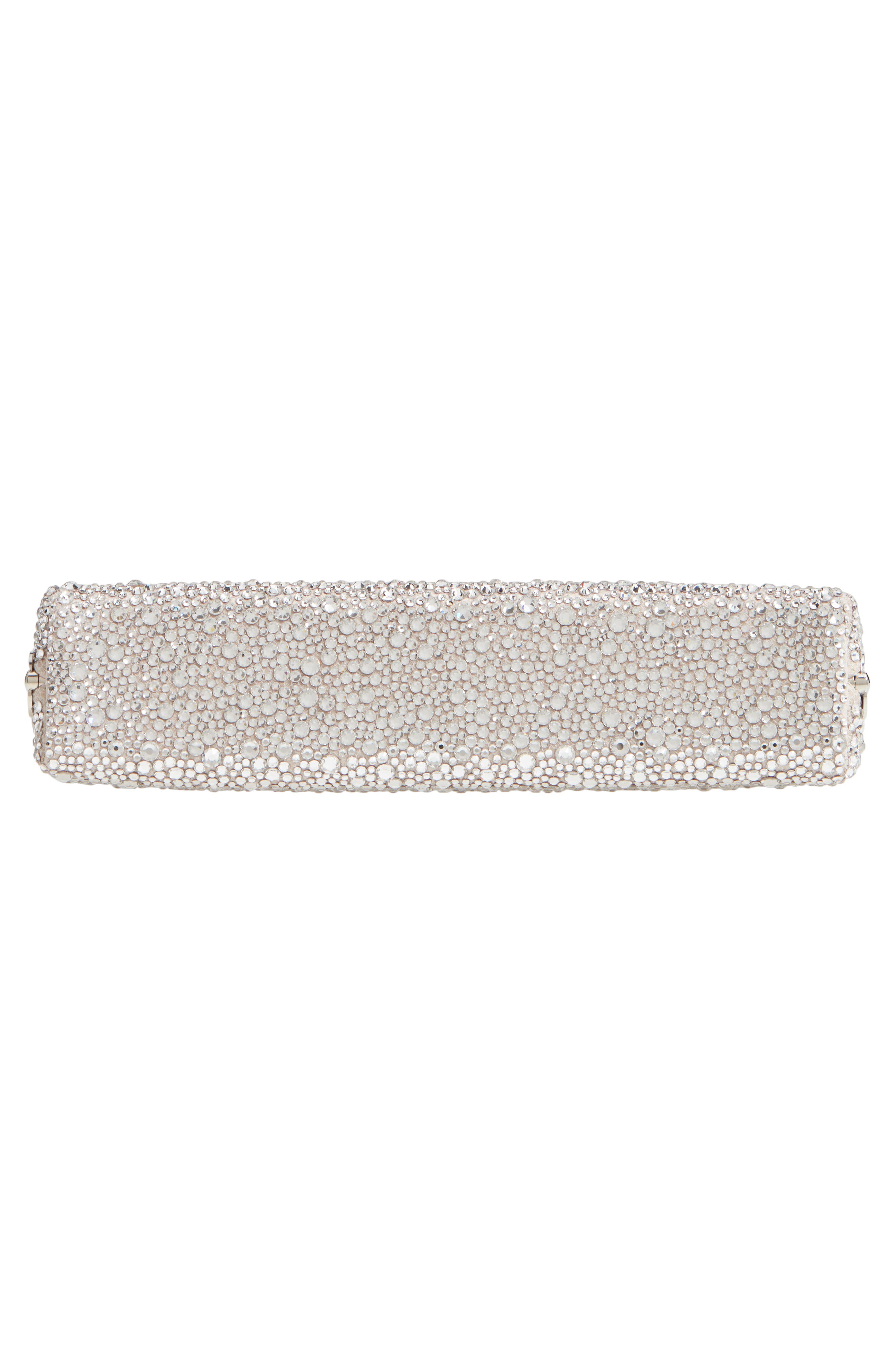 Jimmy Choo Celeste Sprinkled Crystal Mesh Frame Clutch, Alternate, color, 