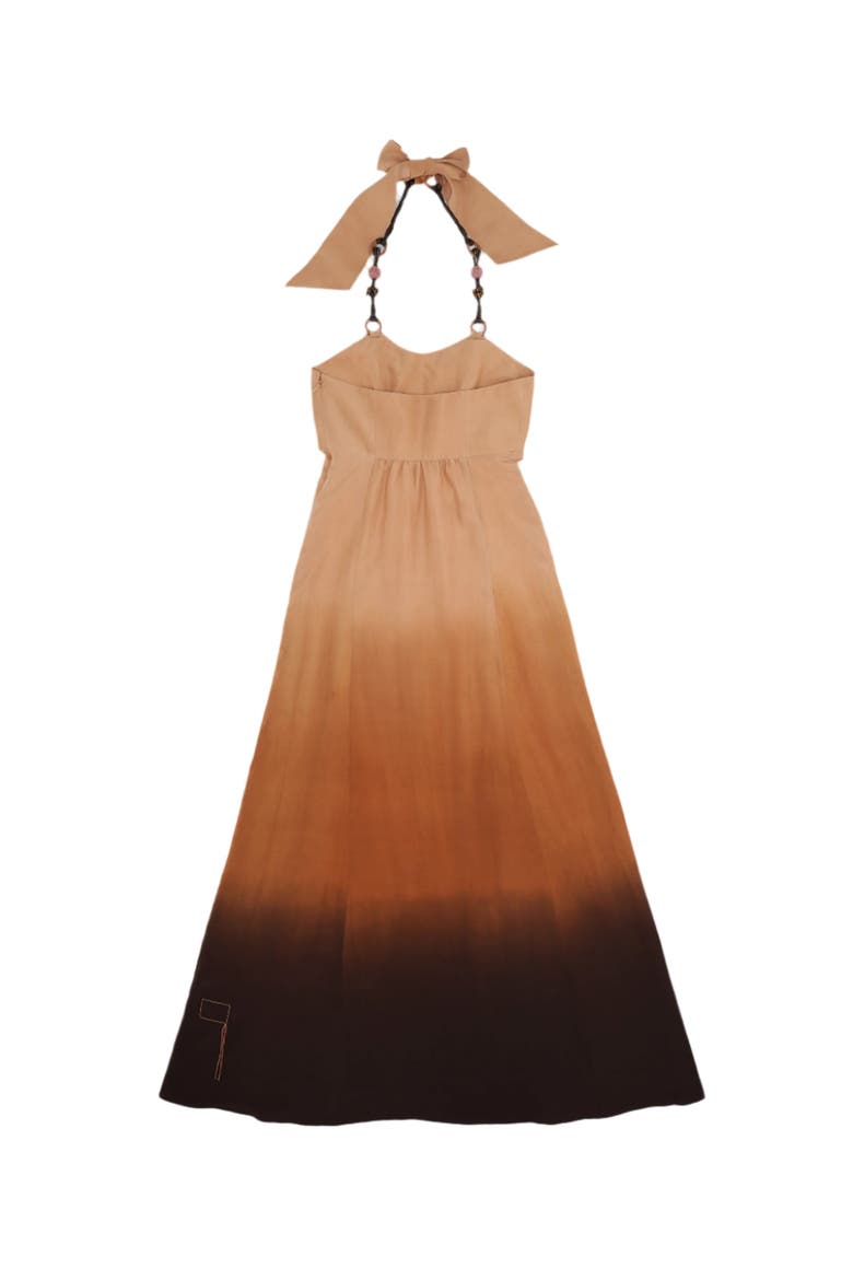 Anfitrite Degradé Silk Dress, Alternate, color, Multicolor