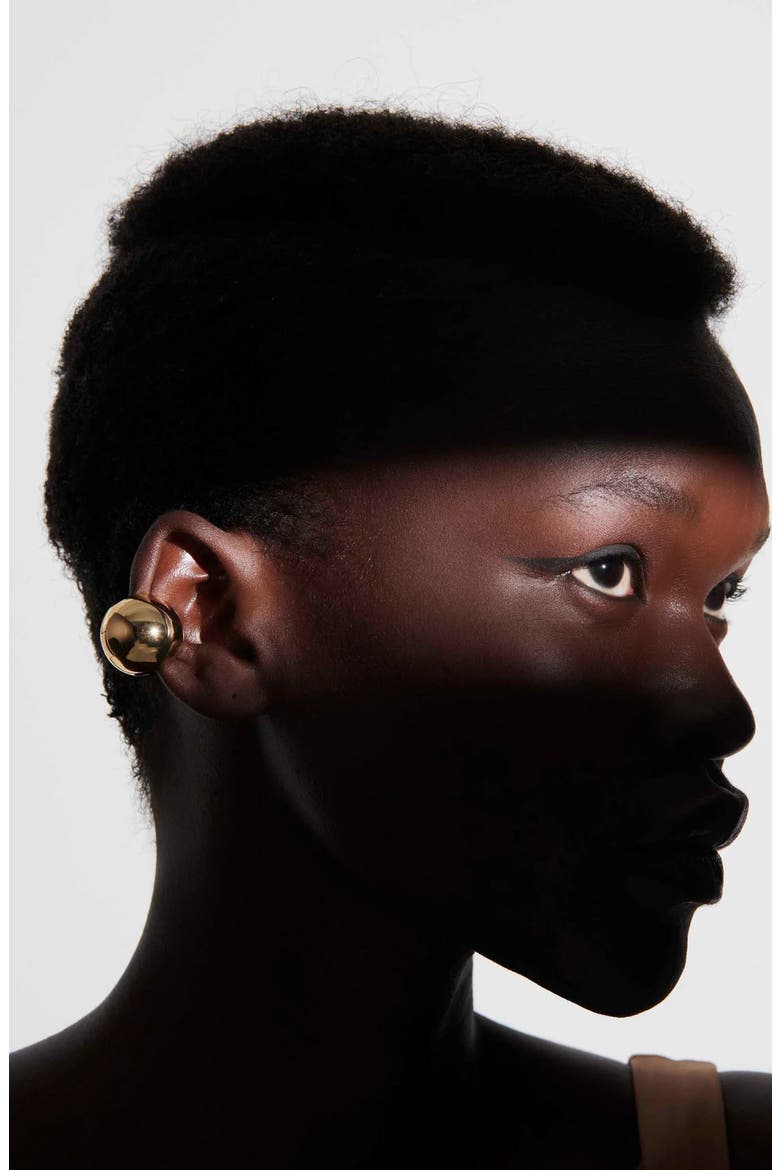 Jane Single Ear Cuff, Alternate, color, GOLD