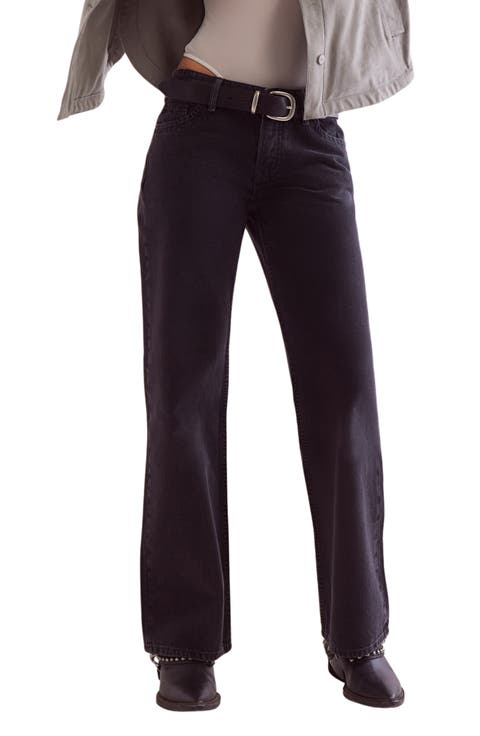 Women's Black Low-Rise Jeans | Nordstrom