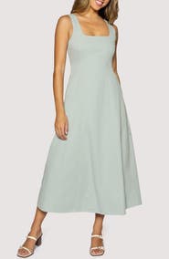 Lost + Wander Vista Marina Cotton Maxi Dress