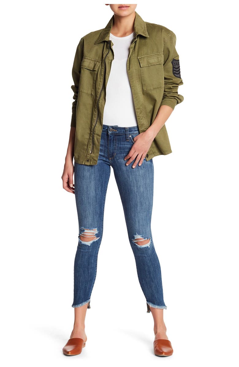 Joe's The Icon Blondie Step Hem Skinny Jeans, Alternate, color, 