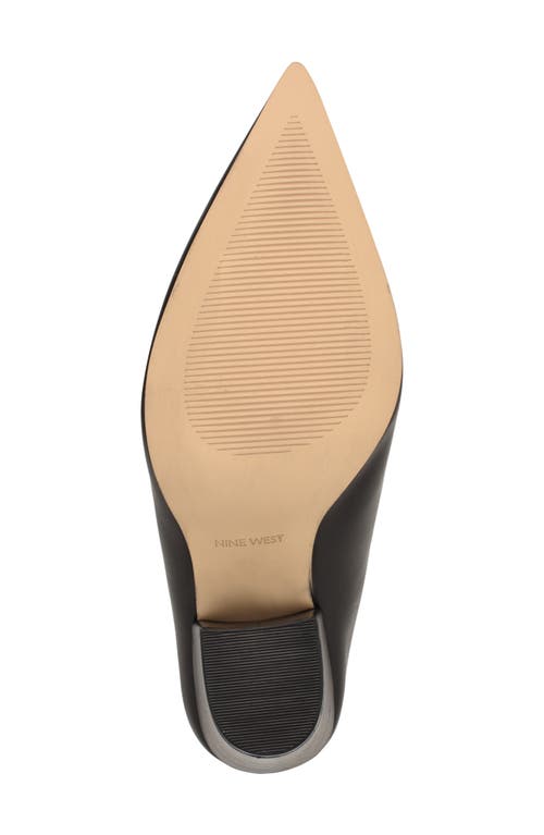 Nine West Amini Pointed Toe Mule In Black