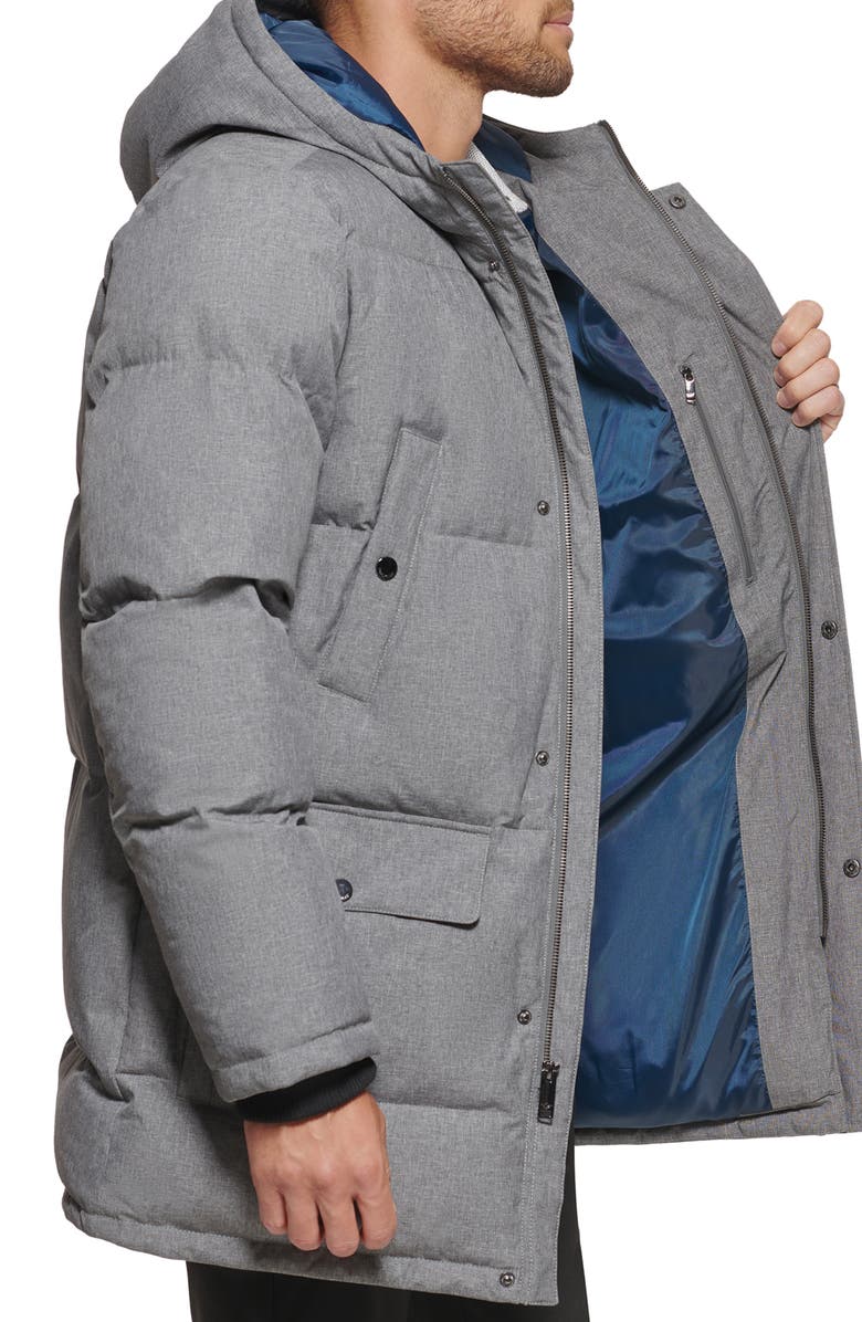 Dockers<sup>®</sup> Dockers Arctic Hooded Quilted Puffer Jacket, Alternate, color, Heather Grey