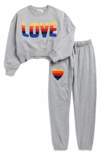 Jessica Simpson Kids' Après Ski Fleece Sweatshirt & Joggers Set