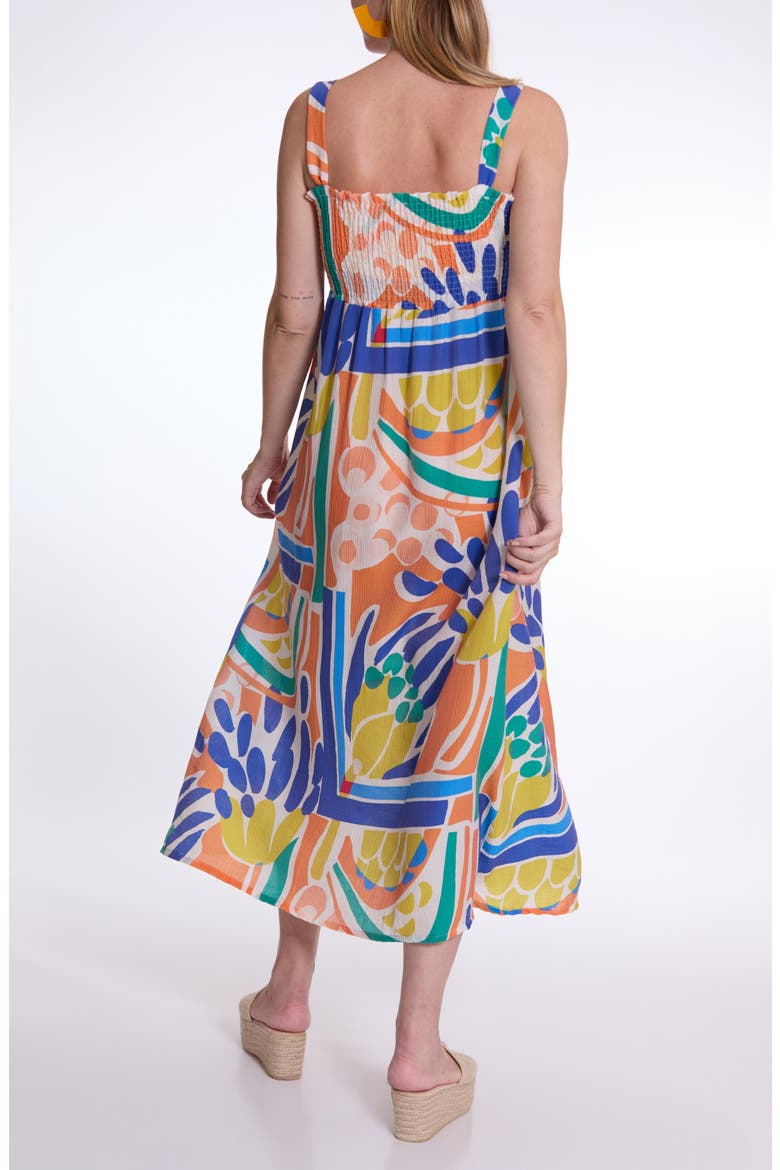 Naïade Maternity and Nursing Maxi Dress, Alternate, color, BLUE MULTI