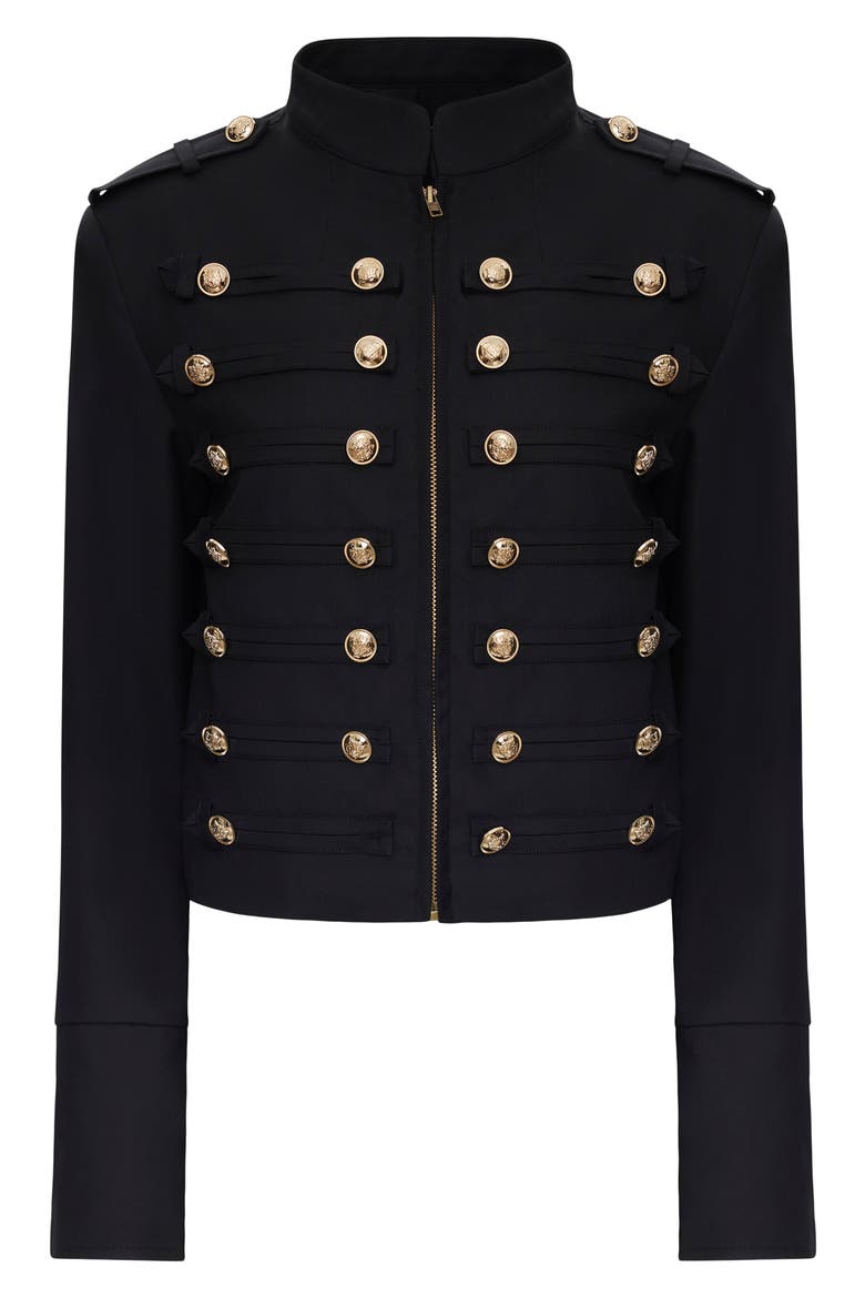Rush Hour Crop Jacket, Alternate, color, ONYX