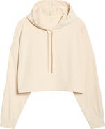 Beyond Yoga Breathe Easy Rib Crop Hoodie