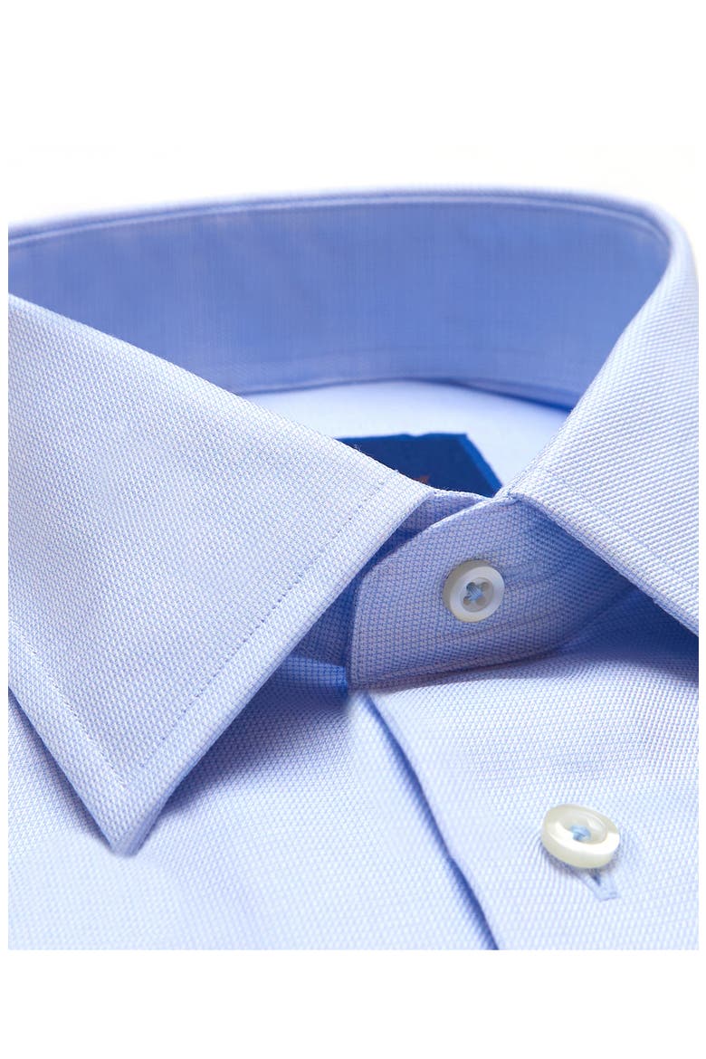 Trim Fit Solid Dress Shirt, Alternate, color, SKY