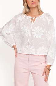 Petal & Pup Leire Embroidered Top