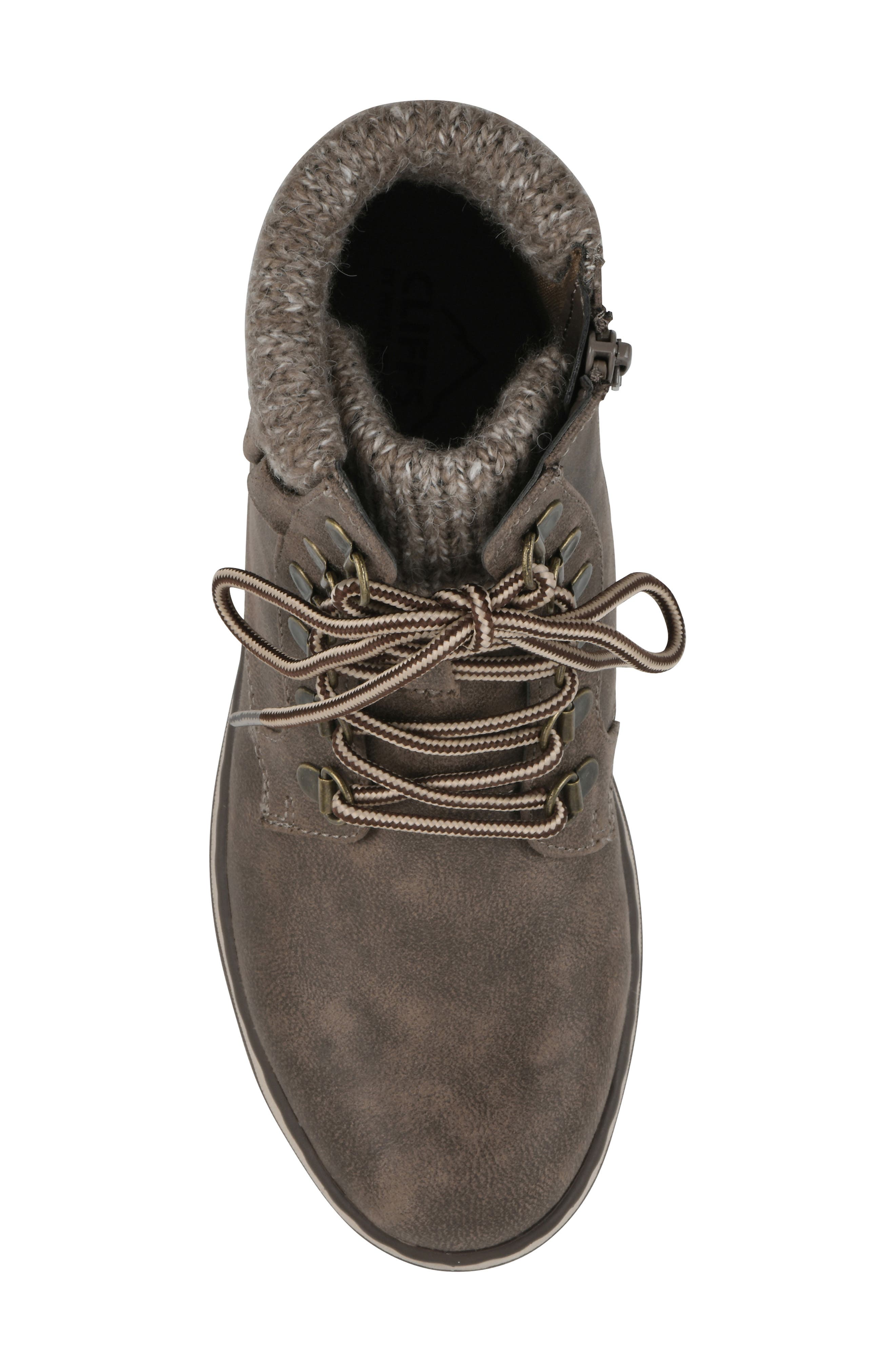Kimora Hiker Bootie, Alternate, color, STONE FABRIC