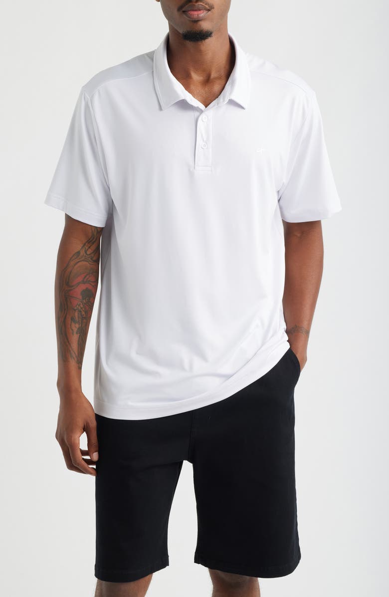 SANTO STUDIO Tempo Tech Polo, Main, color, White