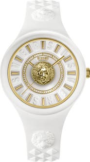 VERSUS Versace Versace Women's Fire Island Silicone Strap Watch, 39mm x 9.9mm