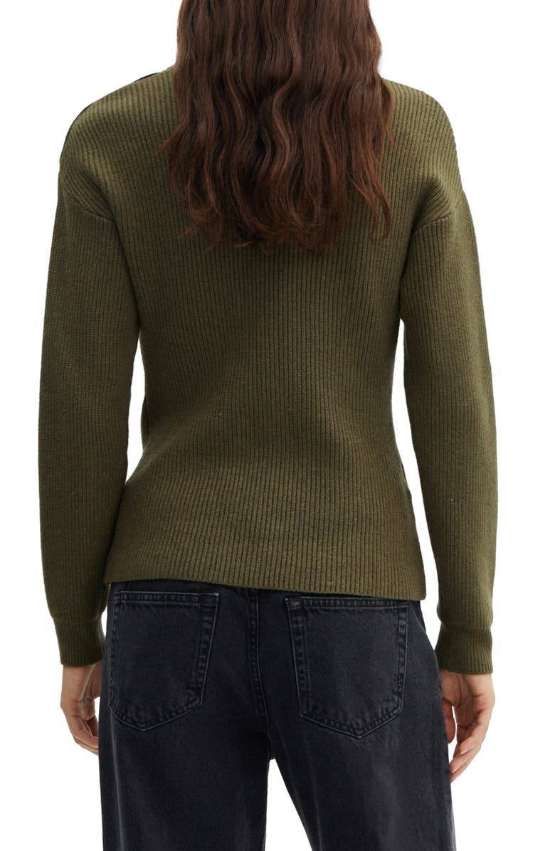 MANGO Shoulder Button Sweater, Alternate, color, 