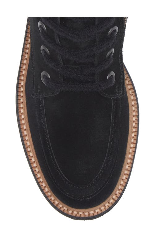 Paul Green Duke Leather Lace-up Boot In Black