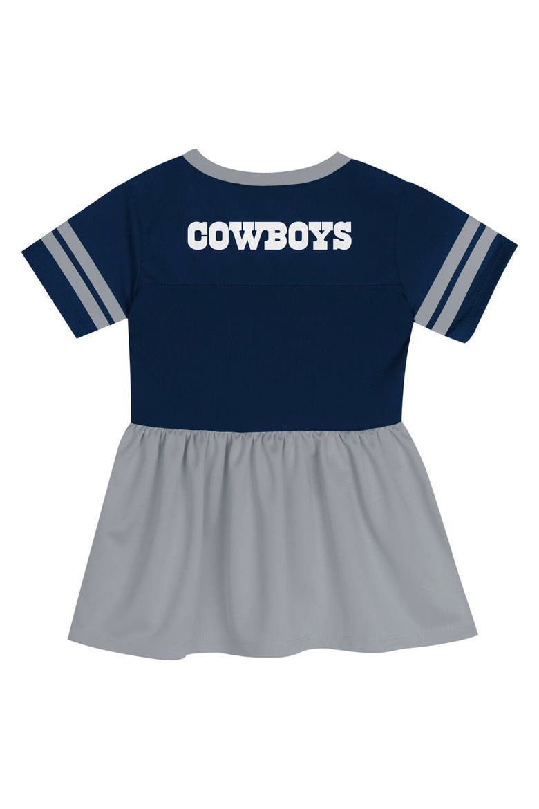 Girls Preschool Navy Dallas Cowboys Stadium Lights Fashion Jersey Dress, Alternate, color, Navy