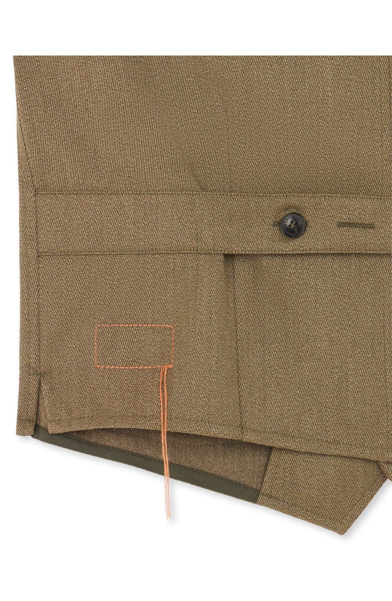 Fortela Donald Twill Cotton Gilet, Alternate, color, Green