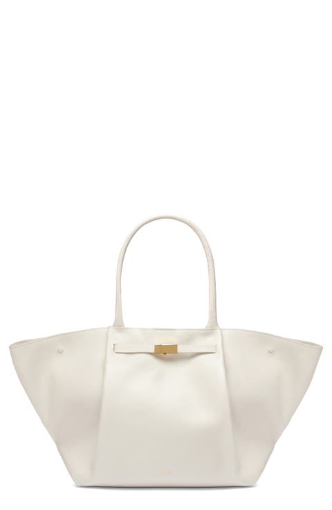 New York Leather East/West Tote
