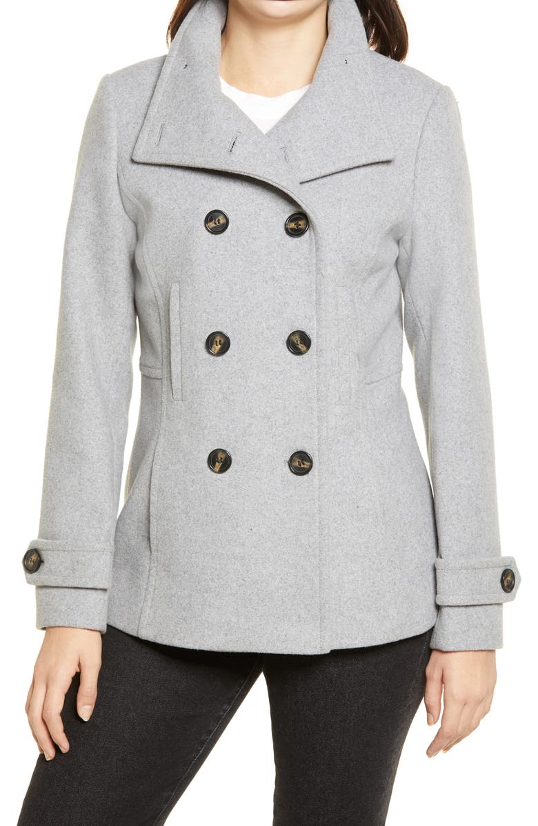 Thread & Supply Double Breasted Peacoat, Alternate, color,