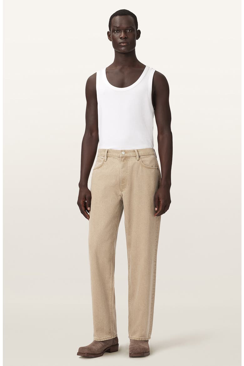 Mullen Relaxed Straight Leg Jeans, Alternate, color, LIGHT BROWN