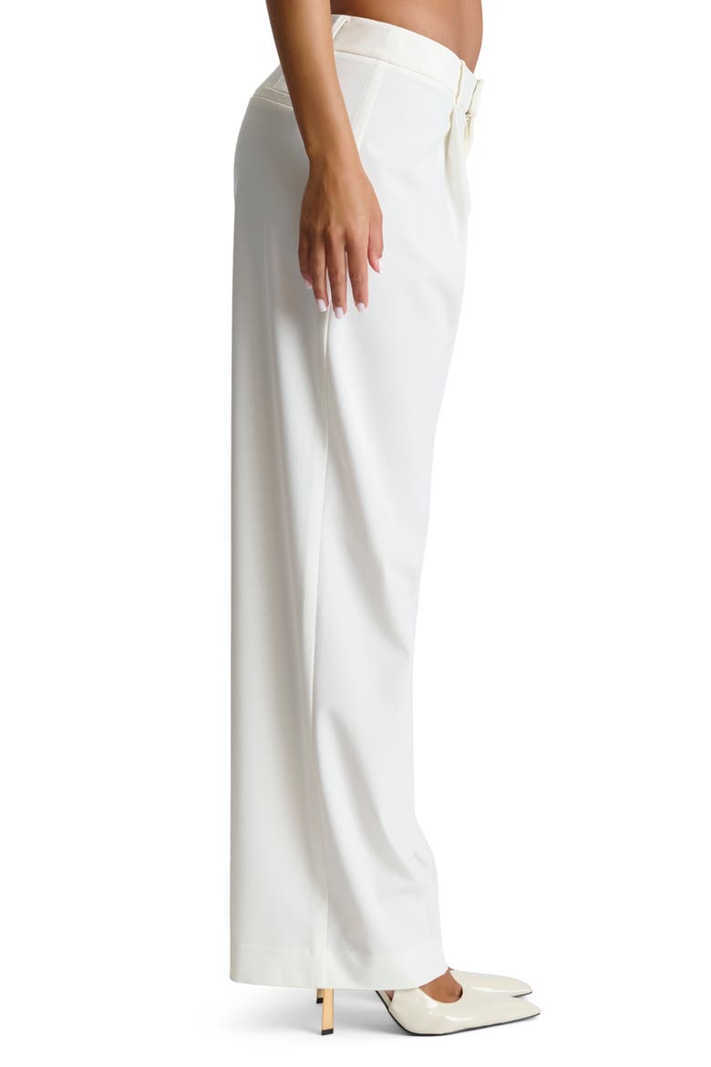 Relaxed Fit Wide Leg Pants, Alternate, color, WHITE