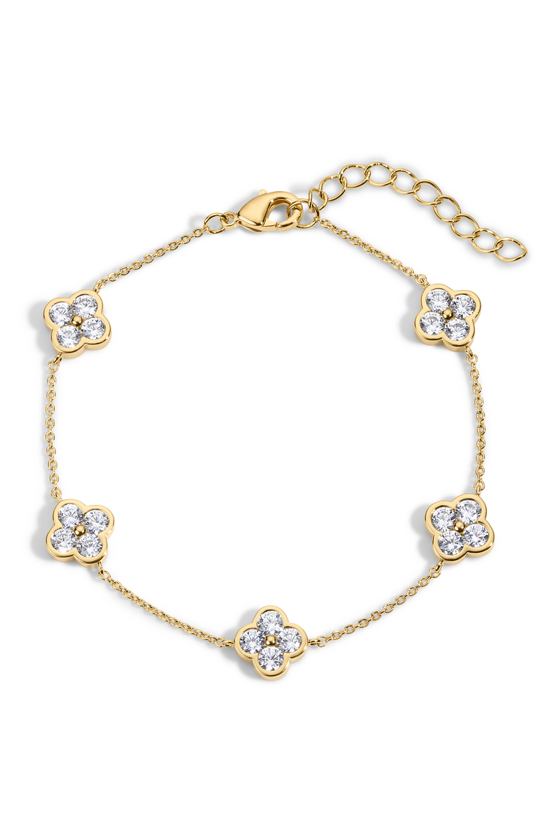 Electric Picks Camilla Clover Bracelet, Alternate, color, Gold