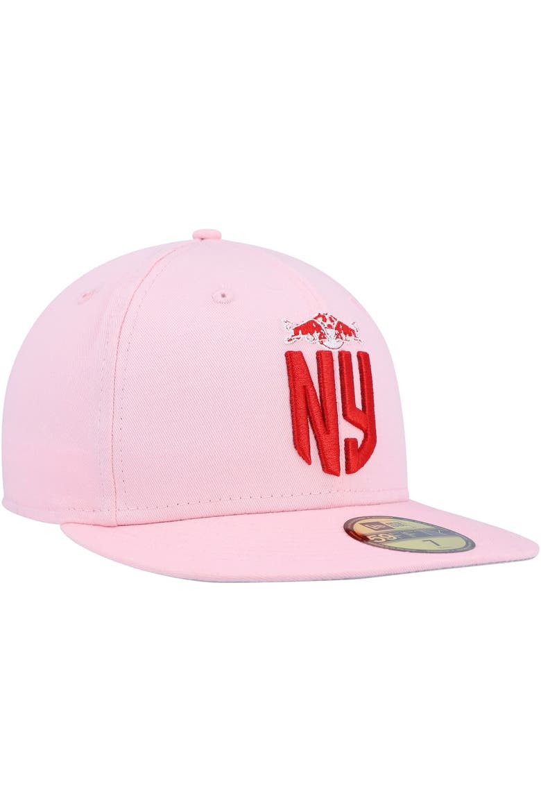 Men's New Era Pink New York Red Bulls Pastel Pack 59FIFTY Fitted Hat, Alternate, color, Pink