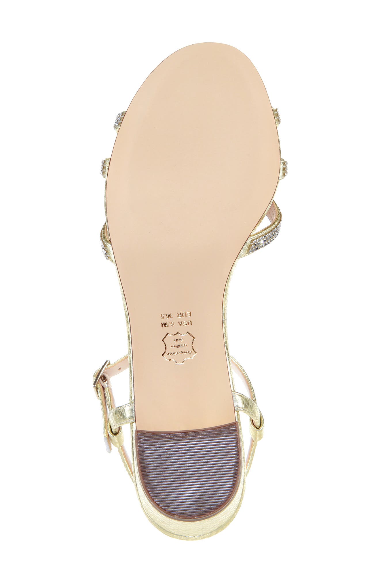 Nina Gwynn Strappy Snake Embossed Sandal, Alternate, color, 