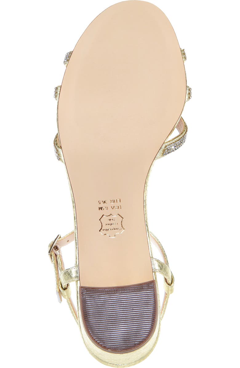 Nina Gwynn Strappy Snake Embossed Sandal, Alternate, color,