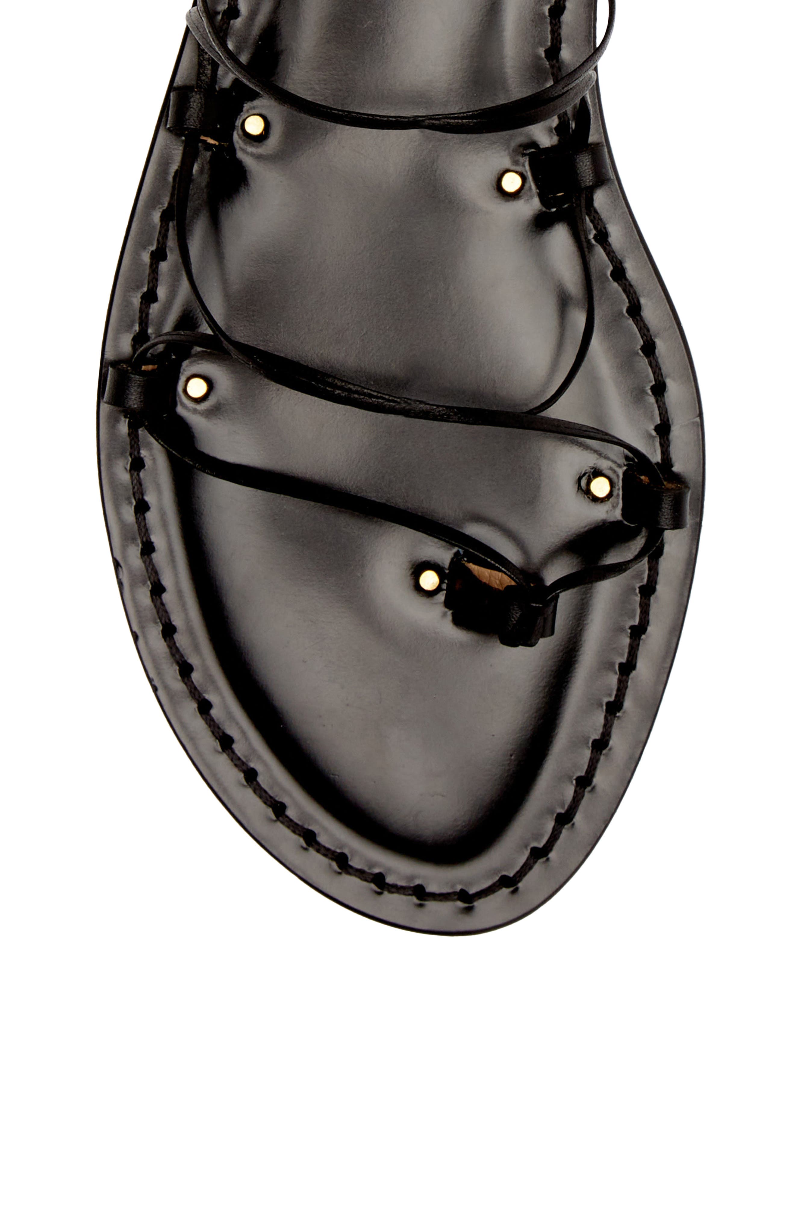 AMANU Style 10 Serengeti Strappy Ankle Tie Sandal, Alternate, color, 