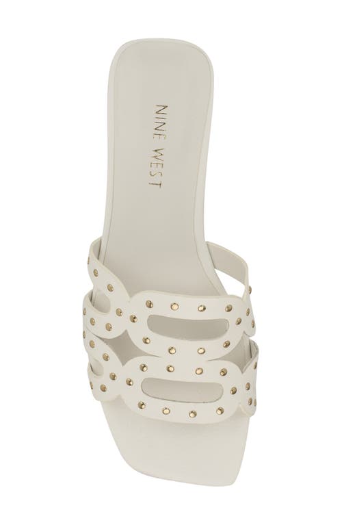 Nine West Mckinna 3 Sandal In White