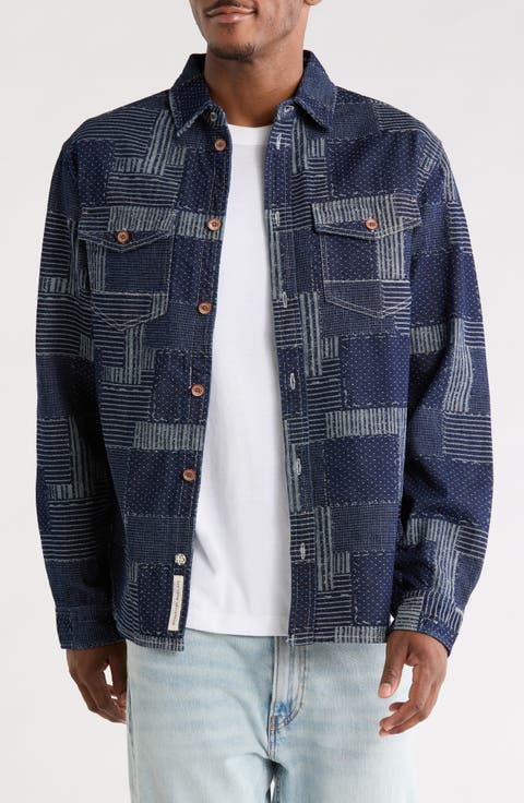 Patchwork Denim Overshirt