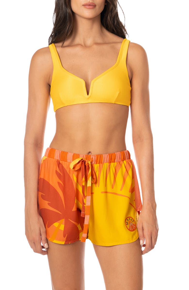 Maaji Instintc Print Ryto Cover-Up Shorts, Alternate, color, 