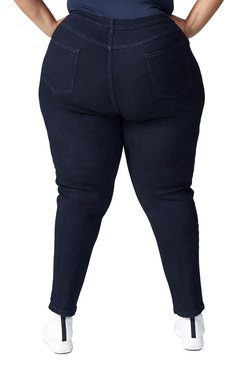 Universal Standard Seine Skinny Jeans, Alternate, color, Dark Indigo