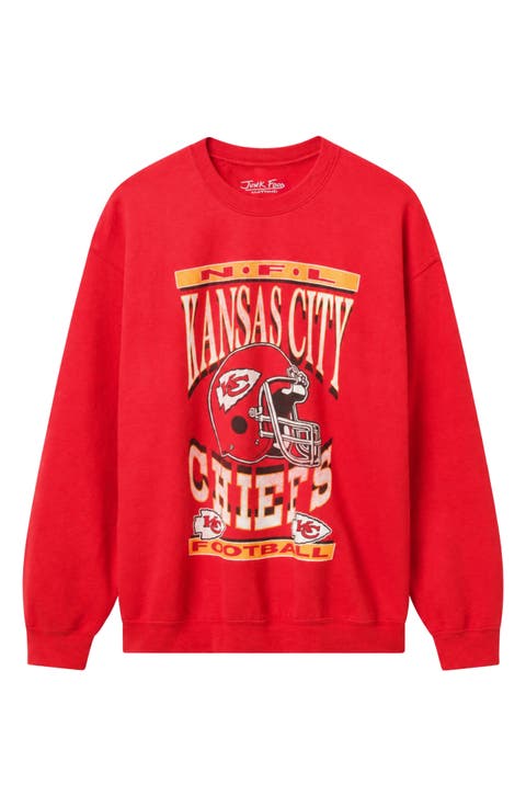 Kansas City Chiefs Helmet Crewneck Sweatshirt