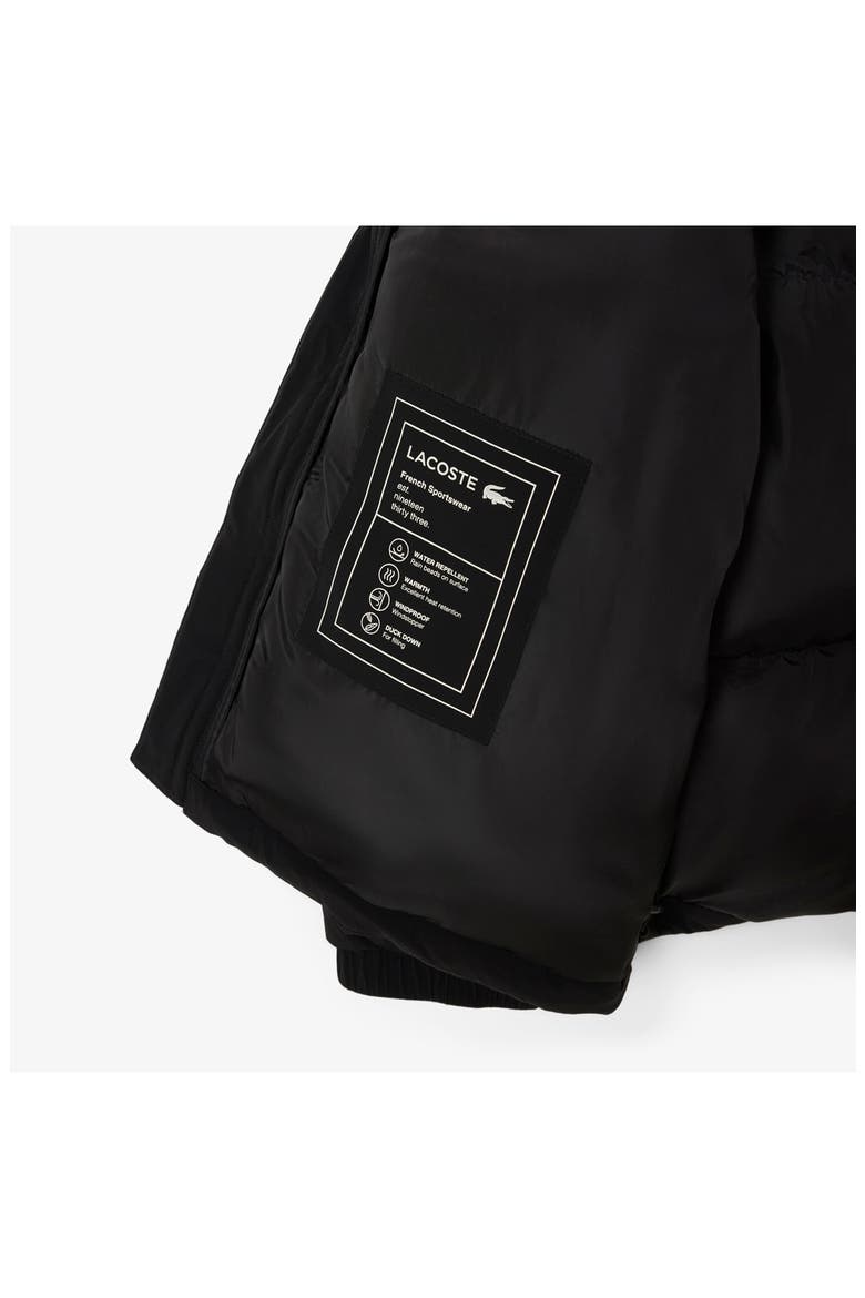Water Repellent Down Puffer Jacket, Alternate, color, 031 BLACK
