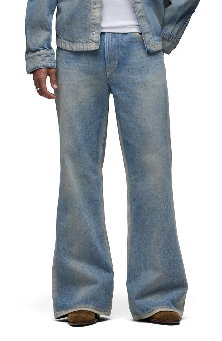 Hudson Jeans Hendrix Flare Jeans, Main, color, Tulum