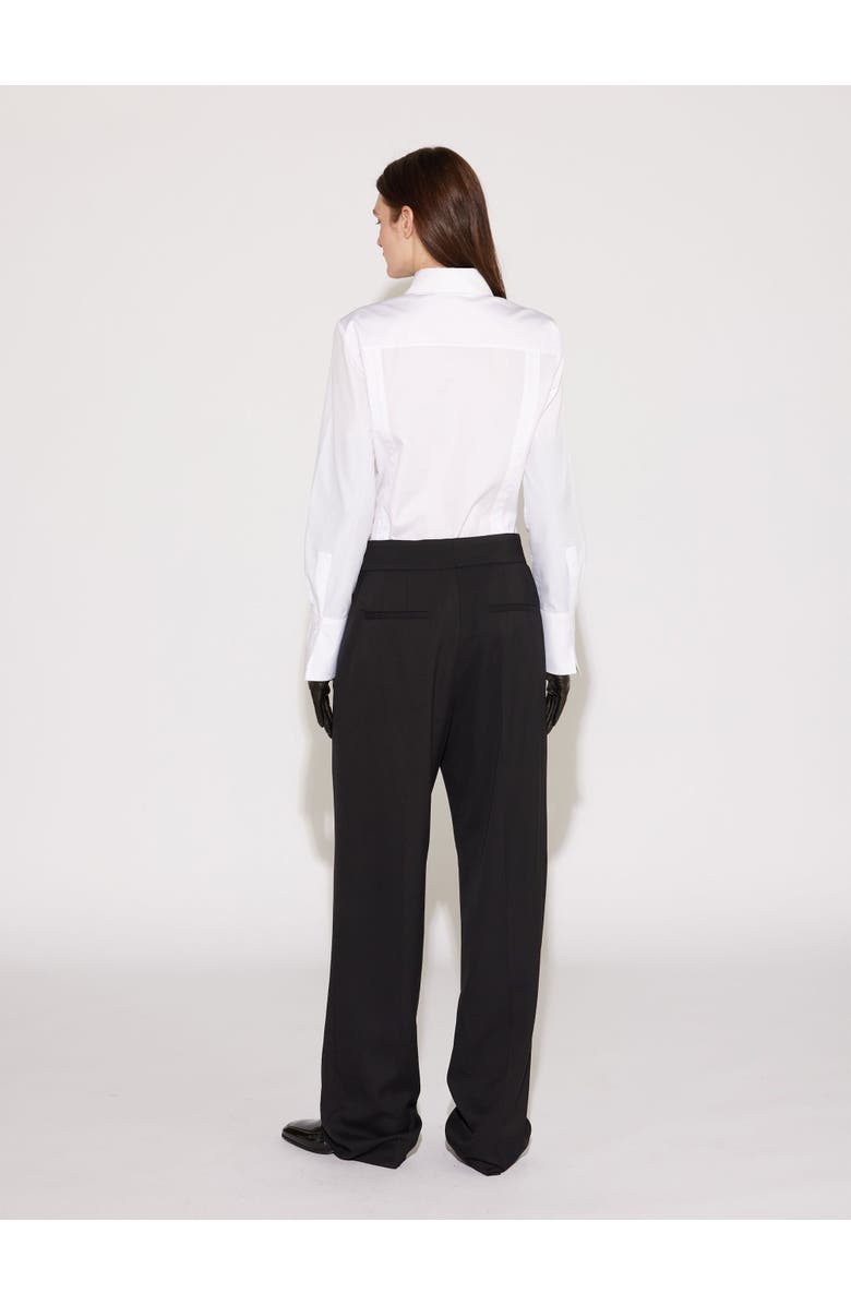 Callas Milano Sydney Relaxed Menswear-Style Trouser, Alternate, color, Black